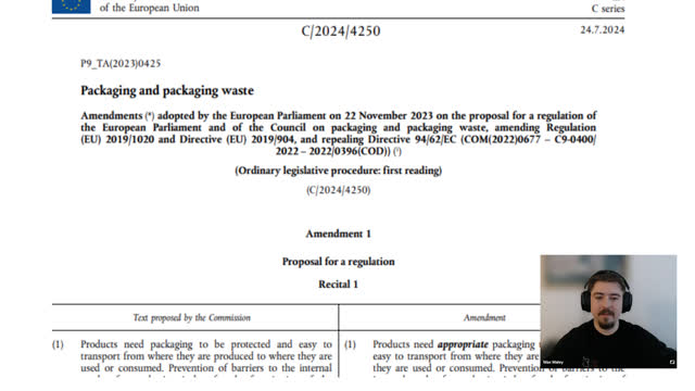 Session recording: Transforming Packaging, artificial intelligence for waste regulation and sustainability